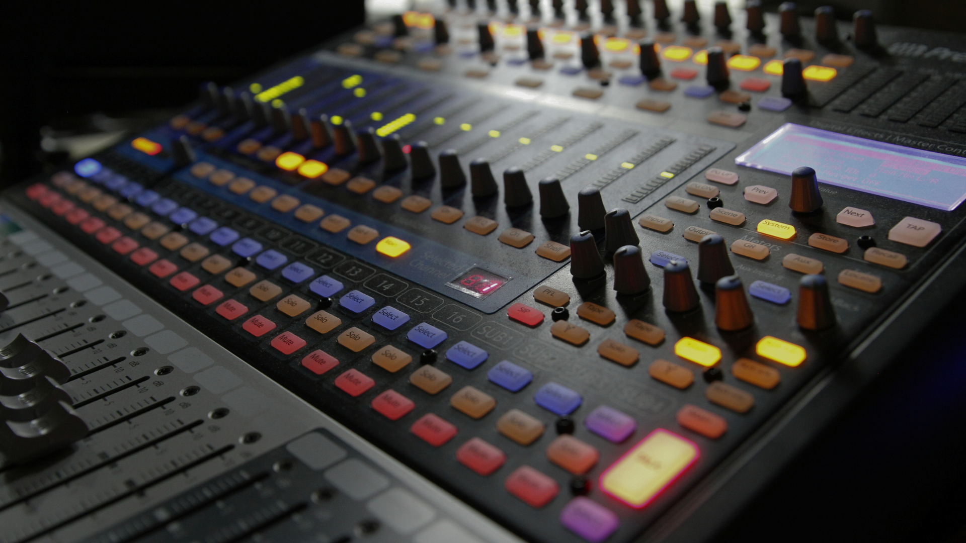 Consola de audio para streaming